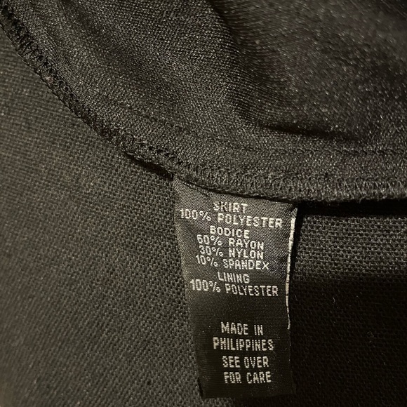 BCX Cocktail Dress, Black chiffon skirt with sequin bodice, sz 3 - Picture 4 of 4